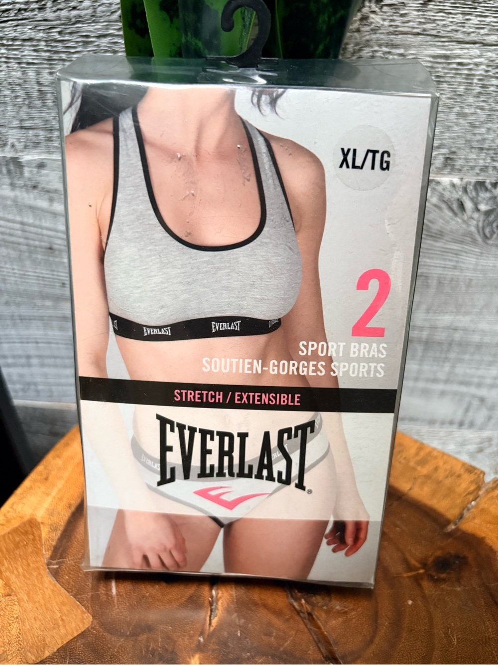 Everlast | NWOT 2x Racerback Sports Bras - Black, XL/16-18